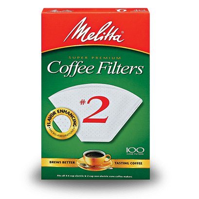 Melitta Coffee Filters - #2 White - 100 Count